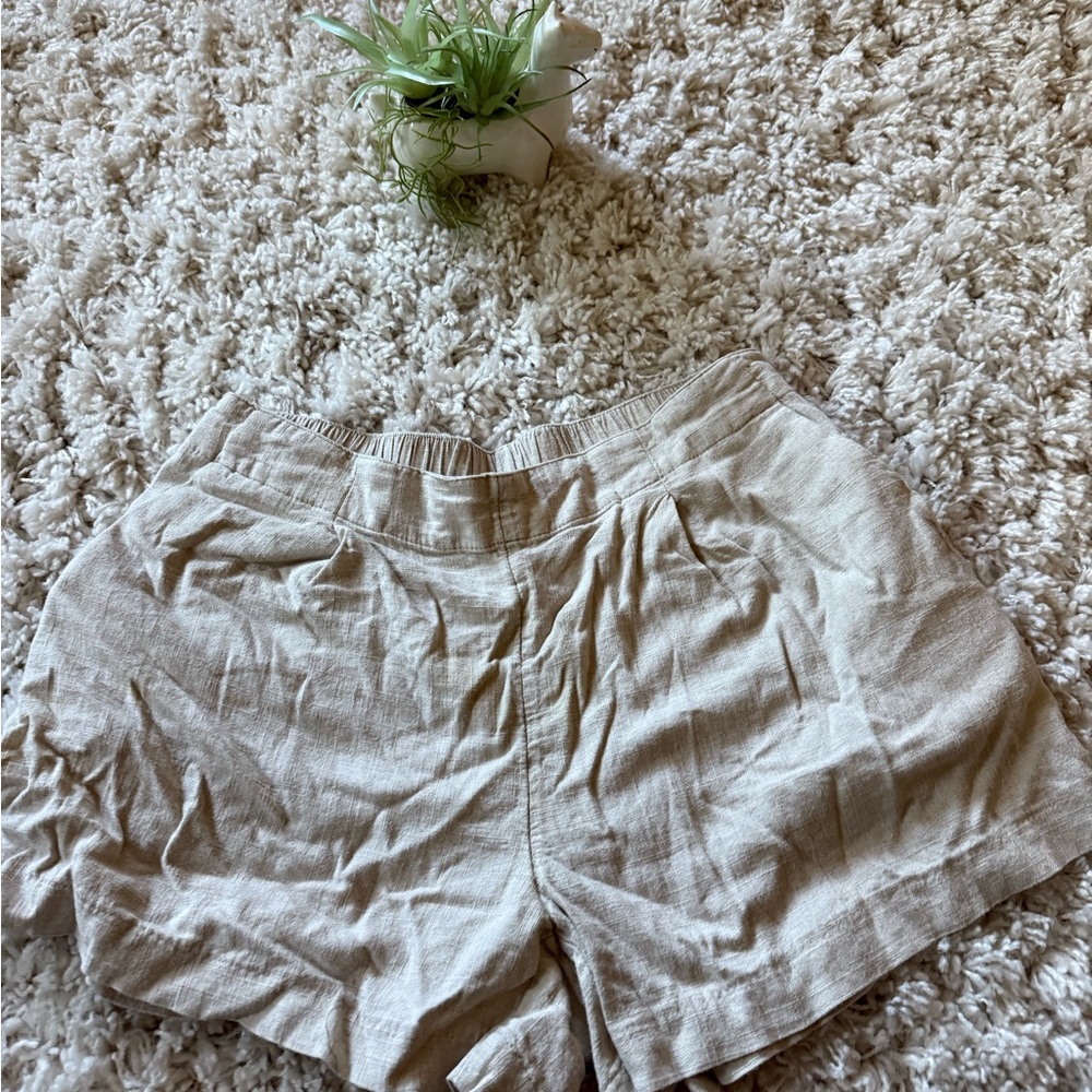 Elegant Industry Summer Cute Beige Women's Shorts